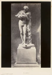 Silenus Holding the Child Dionýsos, Louvre Museum, Paris, c. 60. léta 19. století.