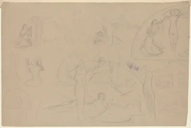Studie pro lunetu [verso]