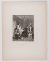 The Attainer of Strafford, After Leutze
