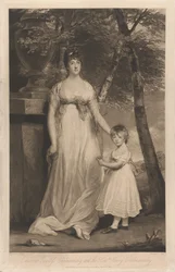 Charlotte Countess Cholmondeley a její syn ctihodný Henry Cholmondeley
