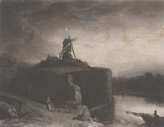 Rembrandtův mlýn, 1823.