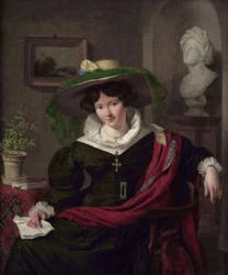 Portrét Karolíny Frederiky Kerstové, manželky Louise Royera
