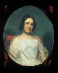 Paní Adrian Baucker Holmes, ca. 1850.