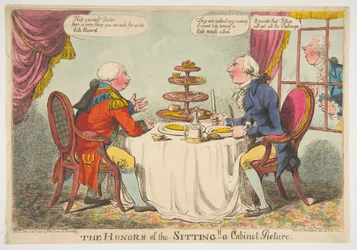 Pocty zasedání! A Cabinet Picture, 30. ledna 1805.