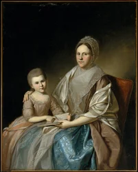 Paní Samuel Mifflinová a její vnučka Rebecca Mifflin Francis