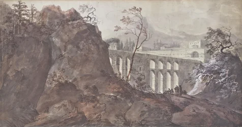 Krajina s viaduktem