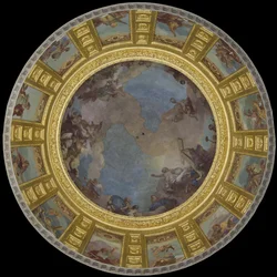 Saint Louis in Glory. 1702-1707 (Freska)