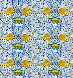 Ashmolean Museum Pattern Design, 2020 (štětec a pera)