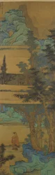 Krajina modrozeleným způsobem z roku 1633.