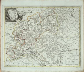 Obecná mapa Kazaňské gubernie, 1779.