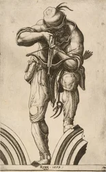Lučištník střílí z kuše, 1579.