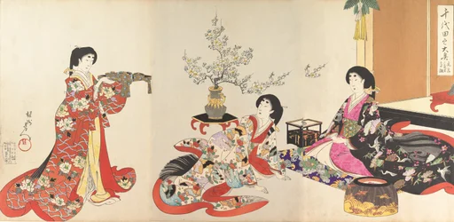 Chiyoda Castle Album of Women, 1895., 1895.