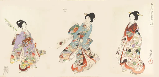 Chiyoda Castle Album of Women, 1895., 1895.