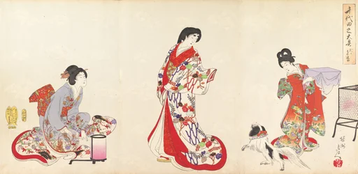 Chiyoda Castle Album of Women, 1895., 1895.