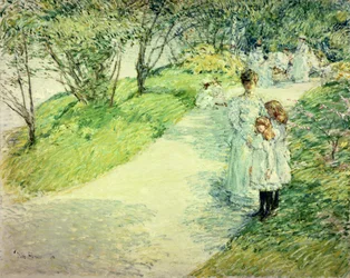 Promenáda v zahradě