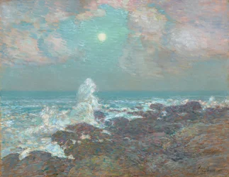 Mořská krajina - ostrovy Shoals 1902 (olej na plátně)