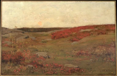 Východ slunce, podzim, cca 1885 (olej na plátně)