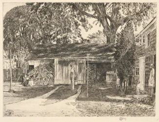 Old Woodshed, Easthampton, 1929