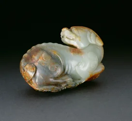 buddhistický lev (celadon)
