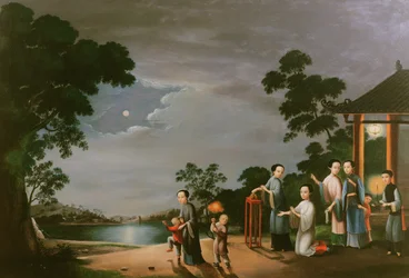 Svátek podzimního měsíce, kolem roku 1800