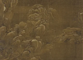 Zimní krajina, dynastie Ming nebo Qing, 15.-18. století
