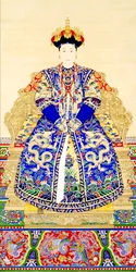 Císařovna Jing Xian (asi 1681-1731), první choť císaře Yongzhenga (1678-1735)