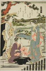 Komachi, ze série "Šest nesmrtelných básníků (Rokkasen)"