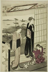 Suma, ze série "Módní parodie na příběh Genji (Furyu yatsushi Genji)"