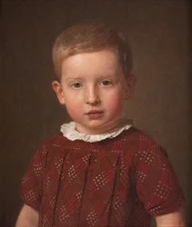 Johan Jacob Krohn, synovec umělce, jako dítě