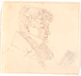 Čtoucí mladý muž, umělcův nejstarší bratr, pastor Carl Adolf Købke (1804-1840) ?