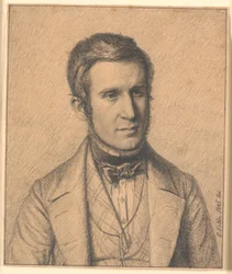 Portrét bratra umělcovy manželky Christen Christensen Købke (1817-1846)