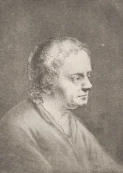Portrét Christiana Bernharda Rodea, umělcova otce, ca. 1756.