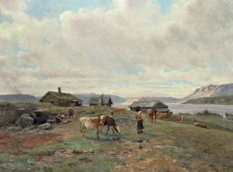 Ranní atmosféra na Holmvassbu