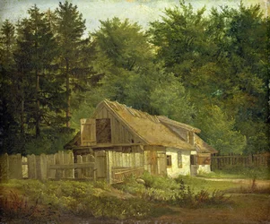 Dům ve Frederiksdalském lese poblíž Kodaně, 1828
