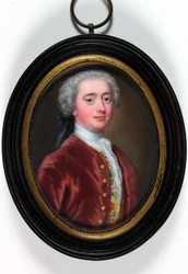 William Bentinck, druhý vévoda z Portlandu (smalt)