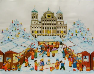 Vánoční trh (Staré město Augsburg)