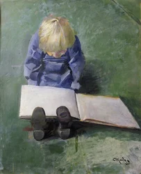 Malý Ebbe čte