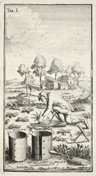 Zahrádkářská sklizeň, pub. Erfurt v Durynsku, 1753-55