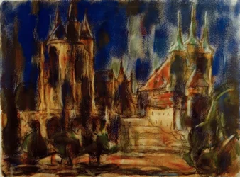 Erfurt (katedrála a Severikirche)