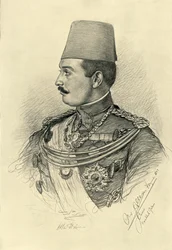 Abbas II Helmy Bey, palác Koubbeh, Káhira, Egypt, 1898.