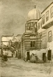 Mešita, Káhira, Egypt, 1898.
