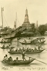 Wat Chaeng, Bangkok, Siam, 1898.