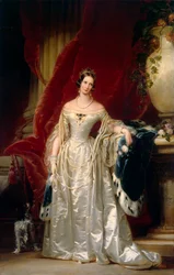 Portrét císařovny Alexandry Fjodorovny Šarloty Pruské, 1840