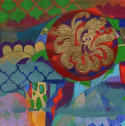 Meditace 35, c. 2017 (akryl na desce)