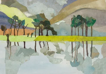 Buttermere, 2015 (koláž z akvarelového papíru)