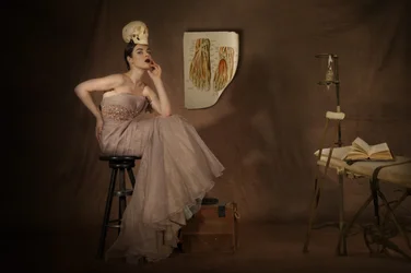 Elegantní studie lebky