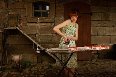 Žehlení na farmě Quirky