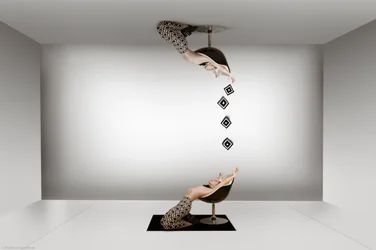 Surrealistické převrácené postavy