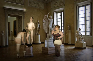 Nečekaná návštěva galerie