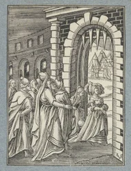 Judith a její služebná na cestě do Holofernes